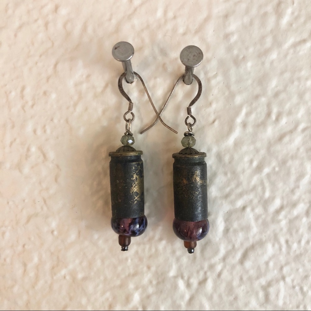 ⭐️ Hammered Shell Case Earrings
